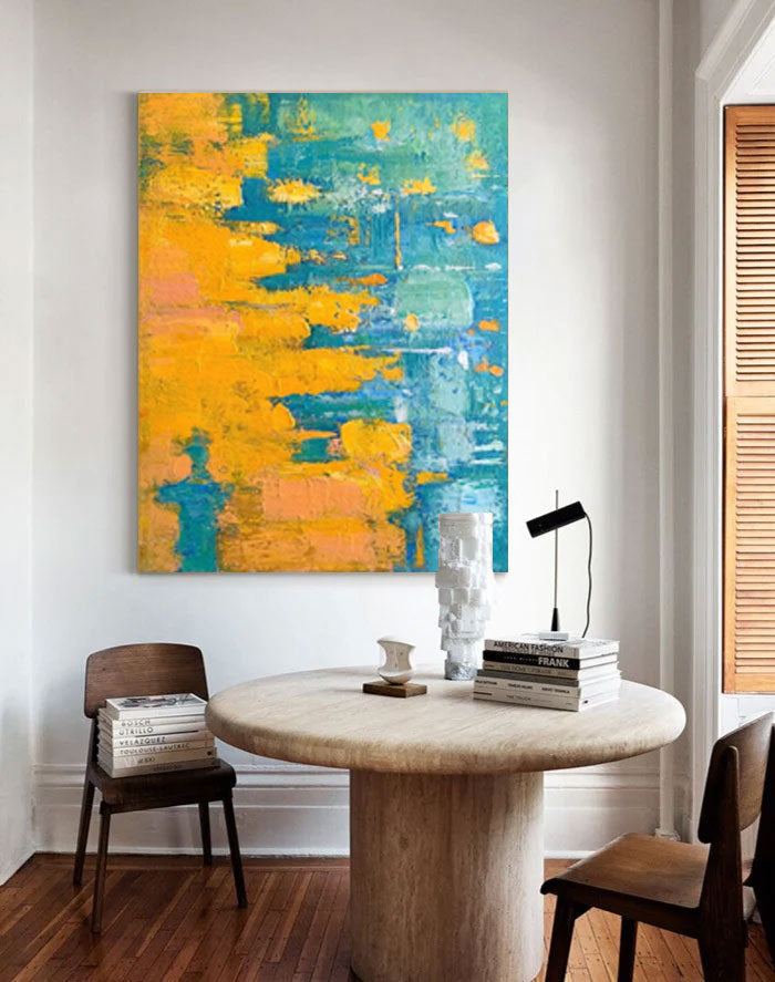 Vægkunst Abstrakt Moderne Impasto Scene
