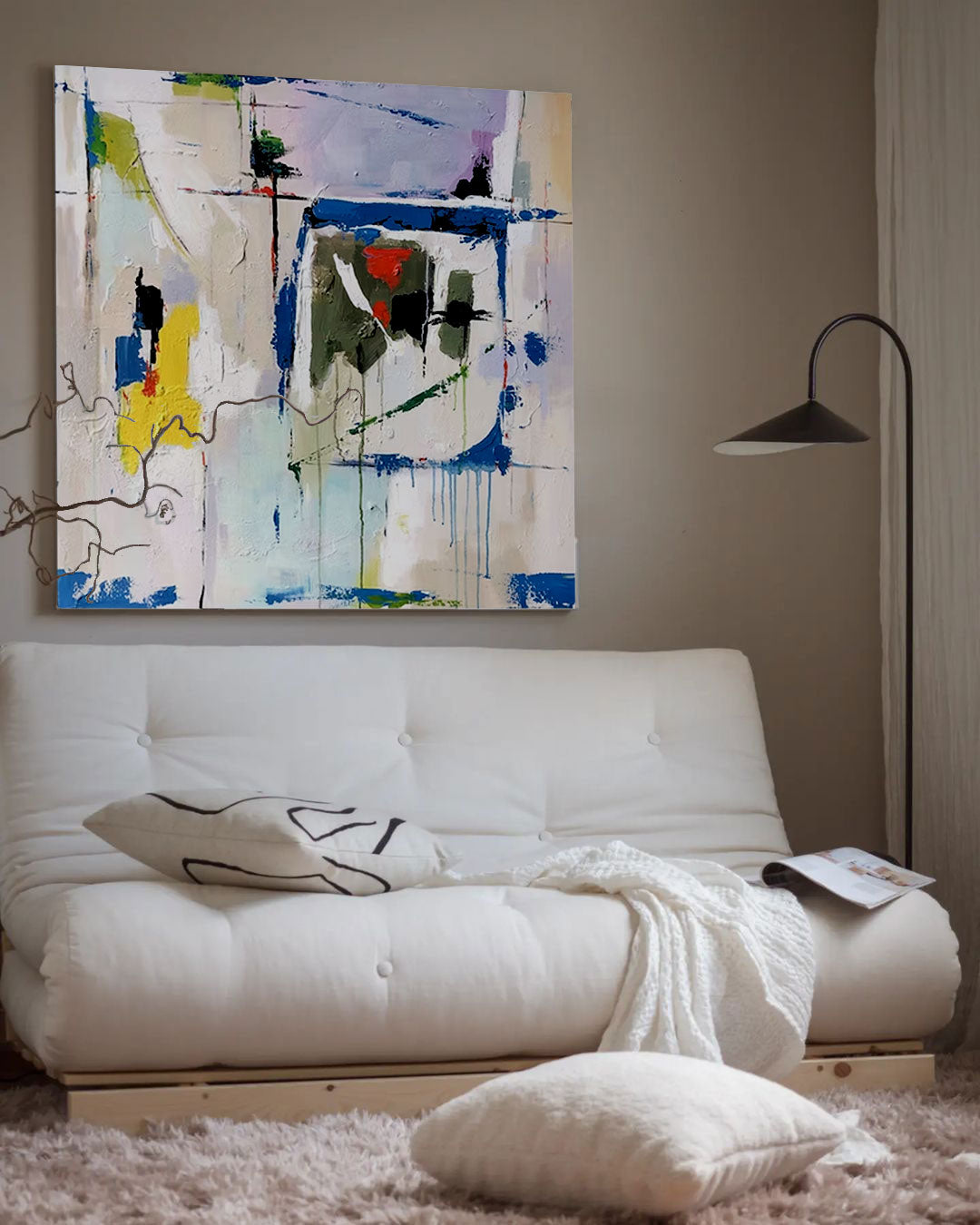 Wall Art Painterly Minimalist Abstract Decor