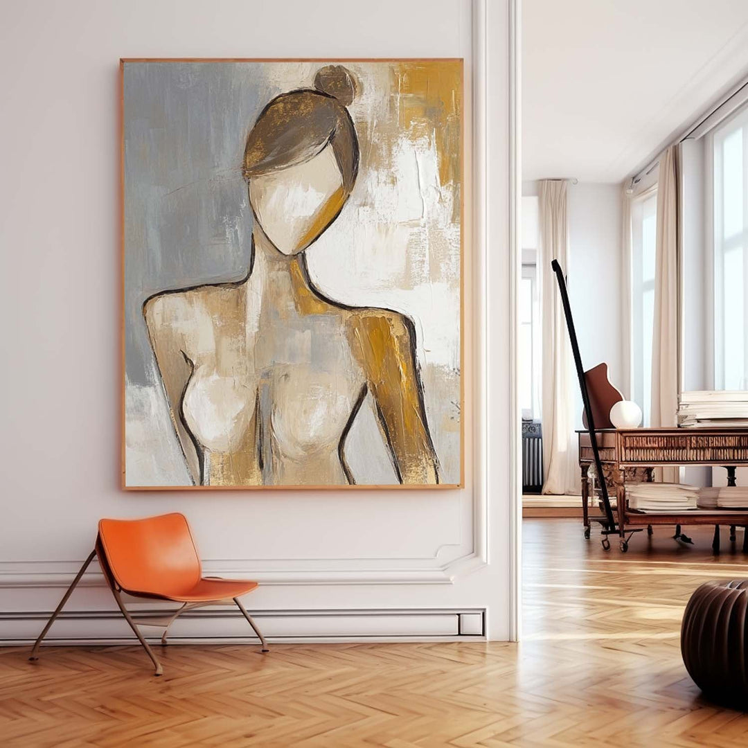 Wall Art People Minimalist Line Figure Artistic
