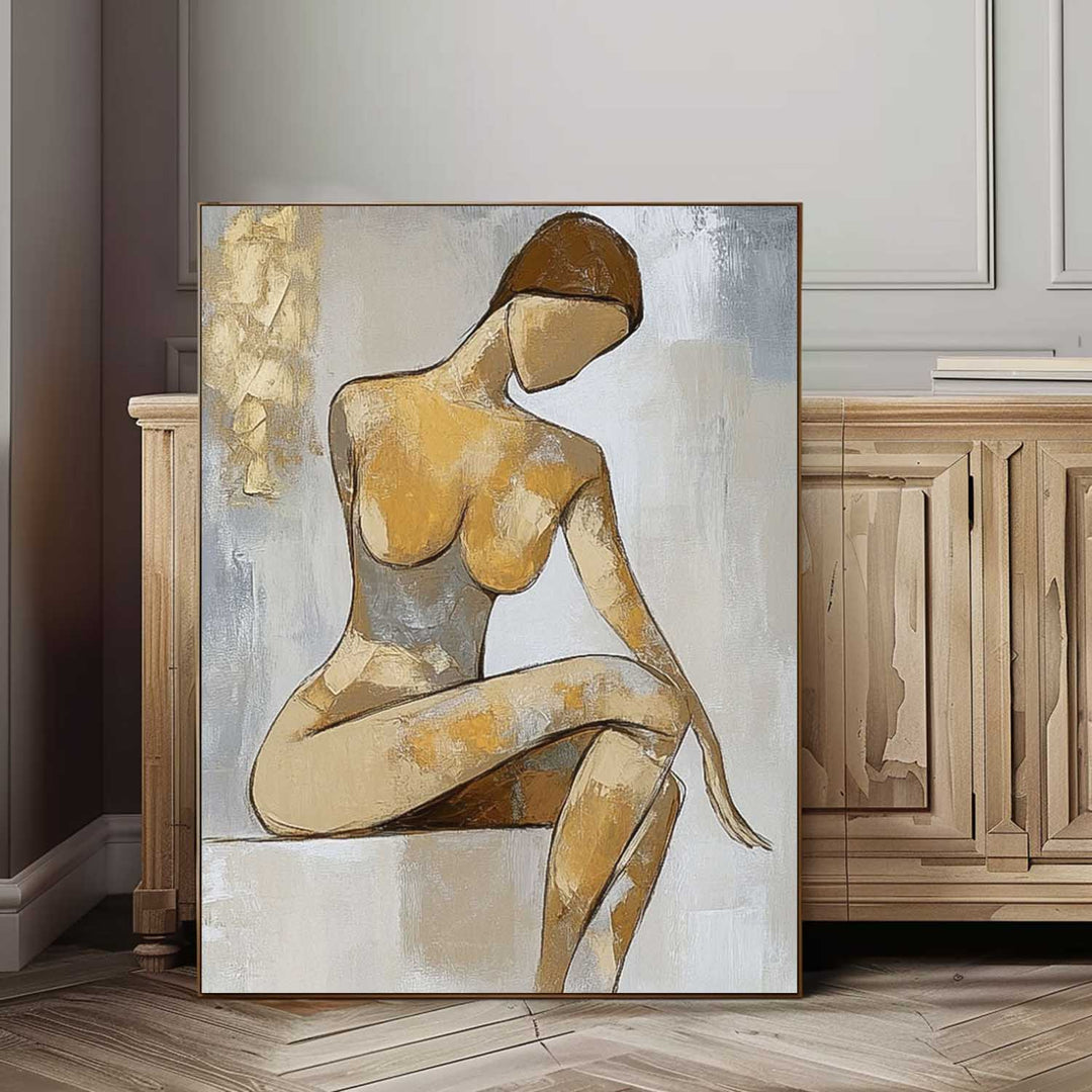 Wall Art People Artistic Minimalist Line Figure