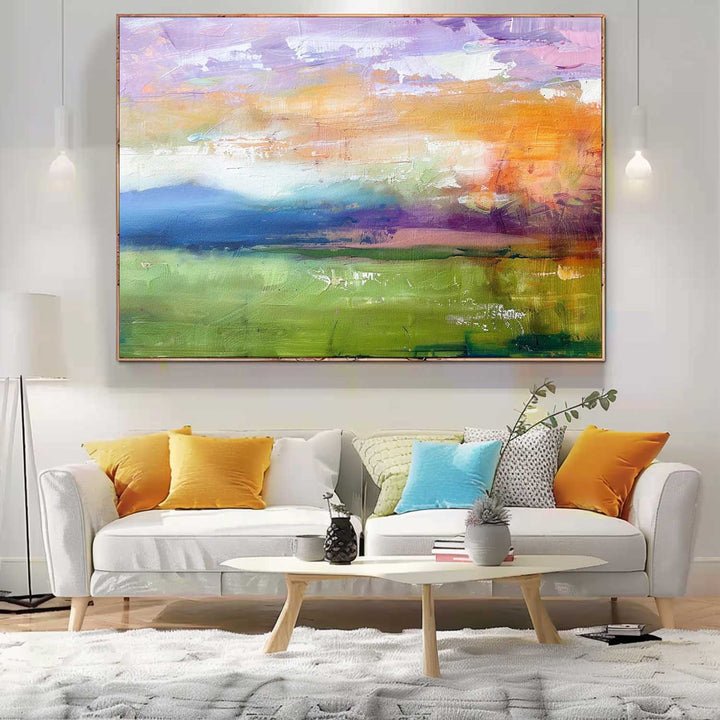 Wall Art Abstract Scandinavian Healing Natural Landscape