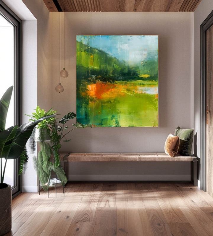 Vægkunst Abstrakt Landskab Moderne Frisk Naturlig