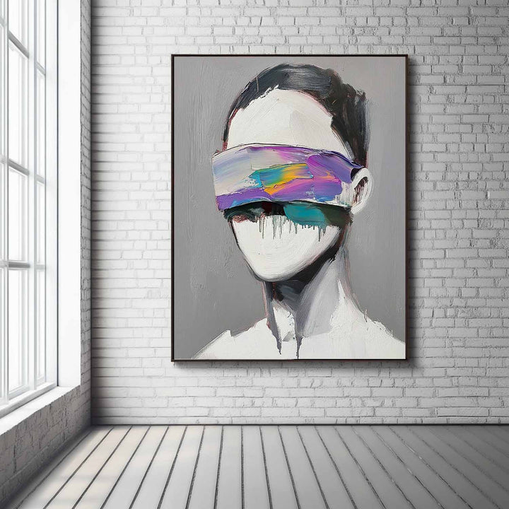 Wall Art People Scandinavian Minimalist Rainbow
