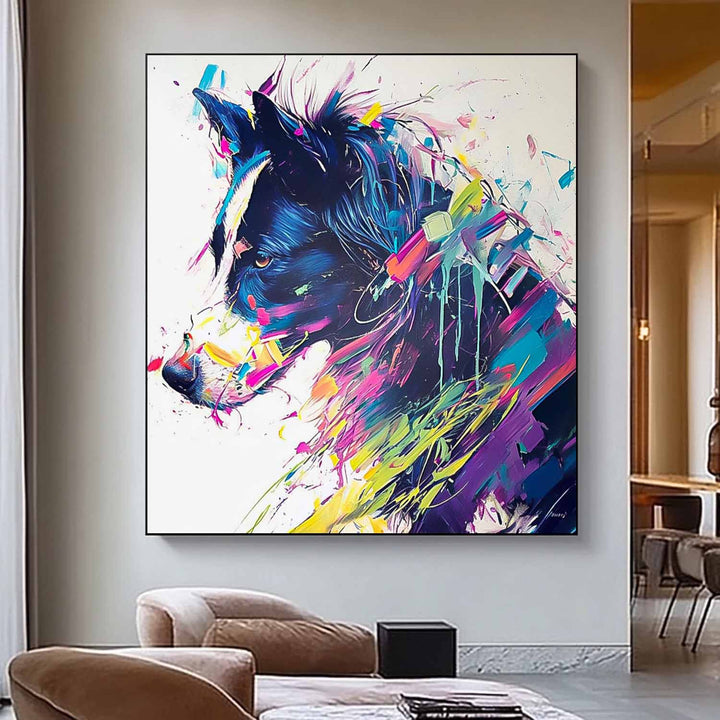 Wall Art Animal Dopamine Vibrant Playful Retro
