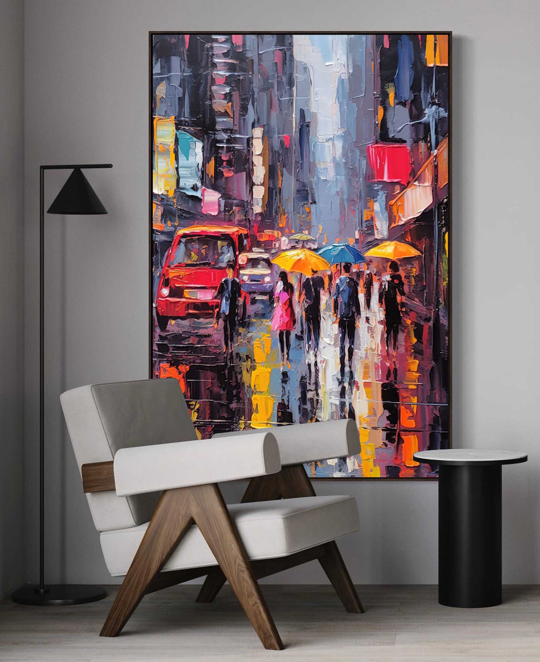 Wall Art Architecture Impasto Expressionist Urban