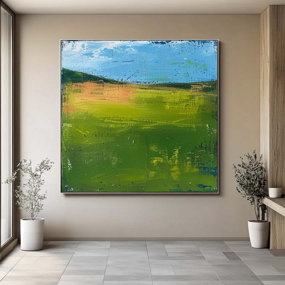 Wall Art Abstract Minimalist Color Block Landscape