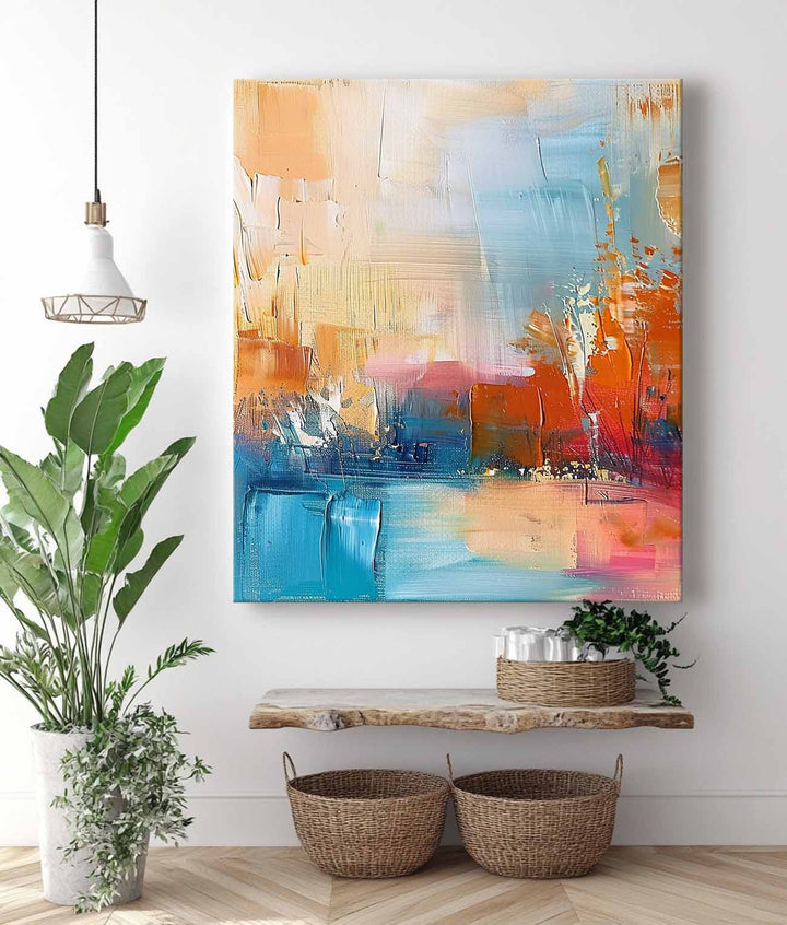 Wall Art Abstract Impasto Modern Pop