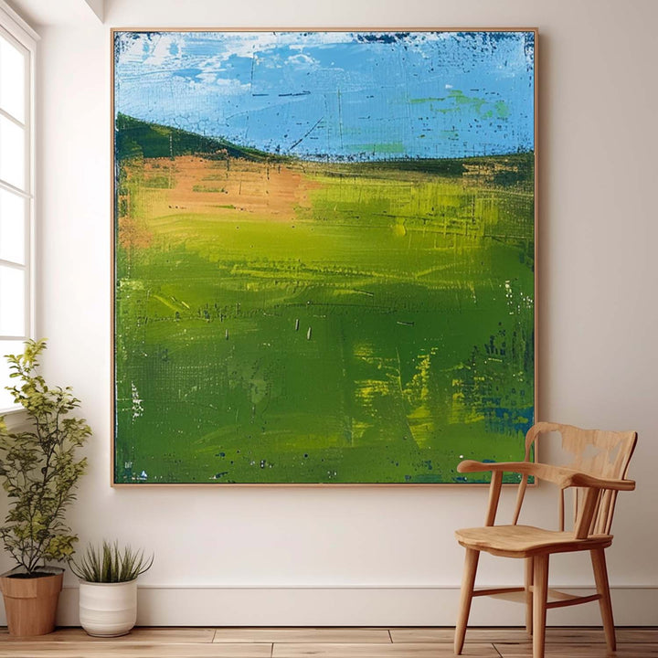 Wall Art Abstract Minimalist Color Block Landscape